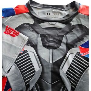 Under Armour Compression Shirt Mens XL Transformers Optimus Prime Graphic Tee